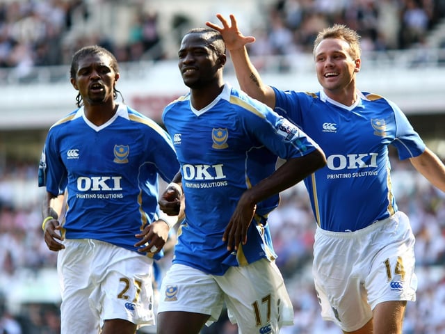 Tagging the Nigerian a flop seems to divide opinion among Pompey fans. Massively talented but cost a whopping £7m from Rennes. A return of 13 goals from 114 appearances didn't justify that investment - but set up the goal which brought the FA Cup to Fratton Park.