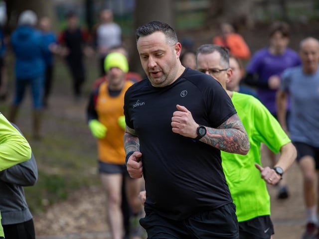 Competitors in Saturday morning's Havant parkrun at Staunton Country Park. Picture: Alex Shute