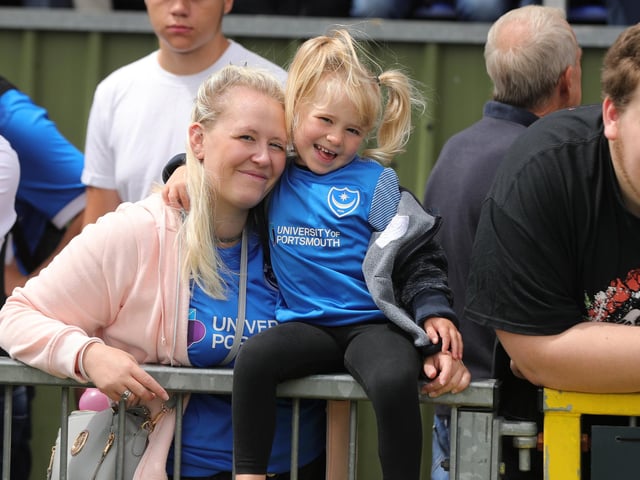Pompey make their annual pre-season trip to the Hawks    Picture: Dave Haines.