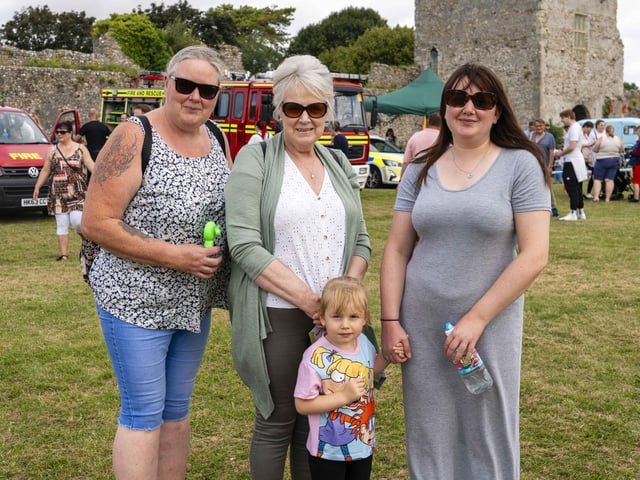 Wendy and family at Portchester Gala