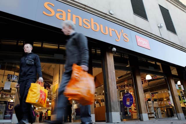 Sainsbury's. Picture: TOLGA AKMEN/AFP via Getty Images