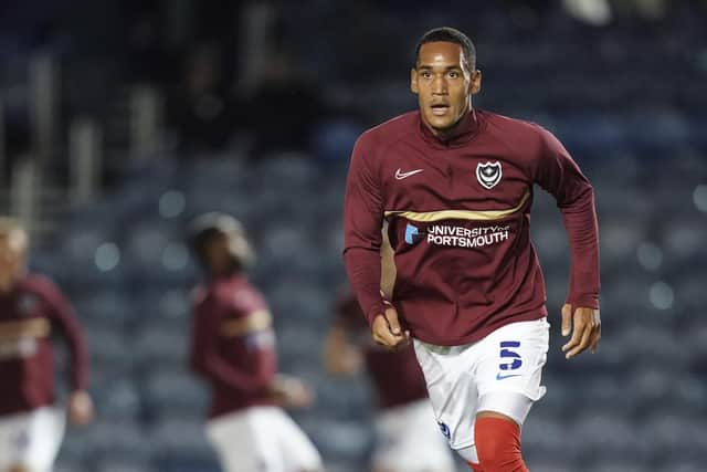 Pompey defender Haji Mnoga is currently on loan at Weymouth