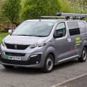 One of Liberty's new all-electric vans