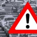 A27 collision results in two cars sustaining significant damage. 