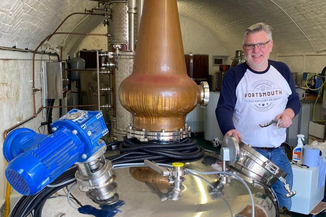Award-winning gin maker from Portsmouth praises training boost