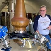 Founder Giles Collighan at Portsmouth Distillery