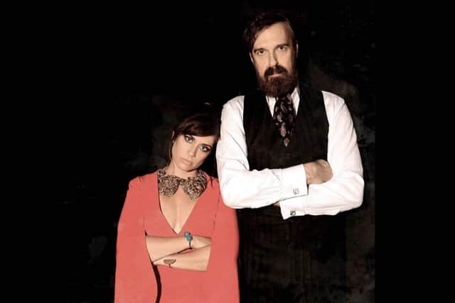 Nicole Atkins and Jim Sclavunos are at The Wedgewood Rooms on June 5, 2023. Picture by Shervin Lainez