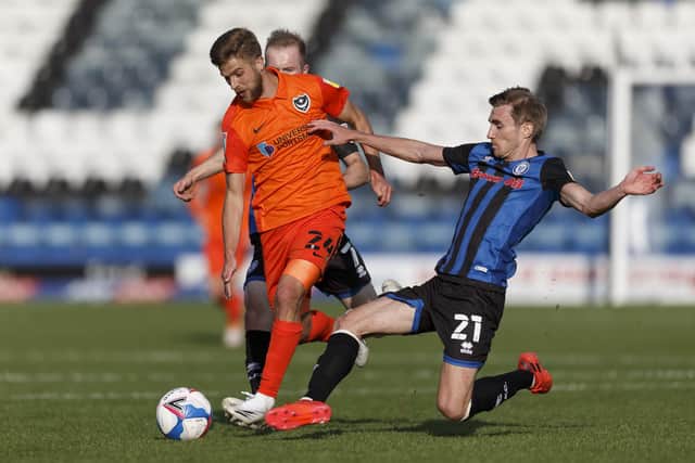 Pompey face Rochdale today at Fratton (Photo by Daniel Chesterton/phcimages.com)