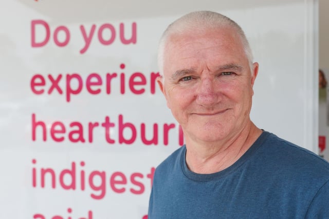 Ian Stewart visited the BEST4 screening van at the Locks Heath Shopping Centre.