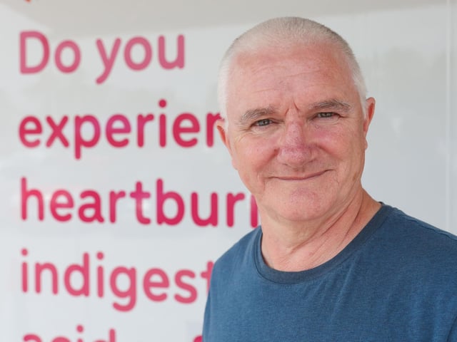 Ian Stewart visited the BEST4 screening van at the Locks Heath Shopping Centre.