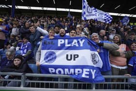 20,202 fans packed out Fratton Park on Saturday to see the new League One champions being crowned.