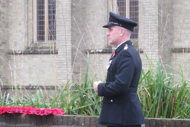 Fareham Remembrance Sunday commemorations on November 12 2023.