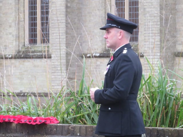 Fareham Remembrance Sunday commemorations on November 12 2023.