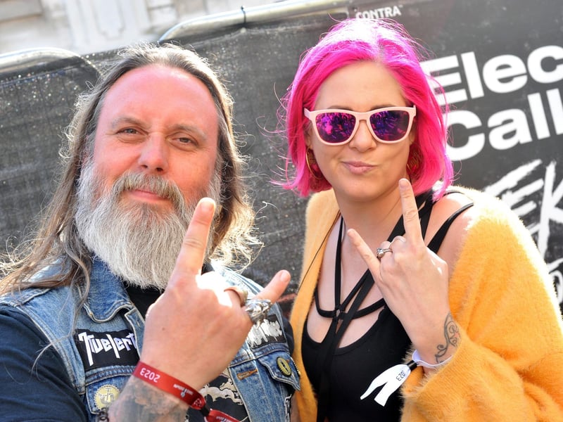Members of the audience at Takedown Festival. Picture by Paul Windsor