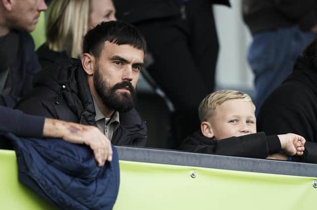 The suspended Marlon Pack watched Pompey's victory at Forest Green on Saturday - but injury rules him out of tonight. Picture: Jason Brown/ProSportsImages