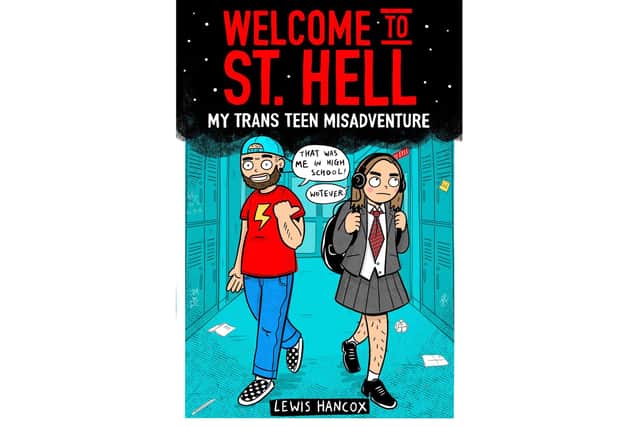 The cover of Welcome to St Hell by Lewis Hancox, his memoir about growing up trans