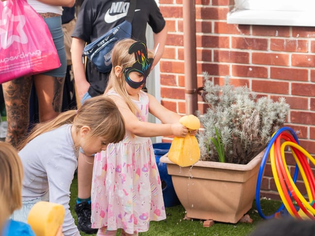 Fox Baines Family fun day in Southsea. Pictured is Rebel and Riot. Pictured by Alec Chapman