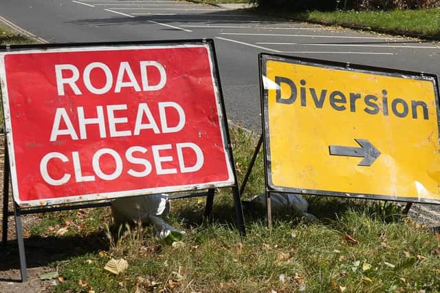 A lane closure on the M23 will likely remain in place for the rest of the day after an oil spillage. Photo: Sussex World