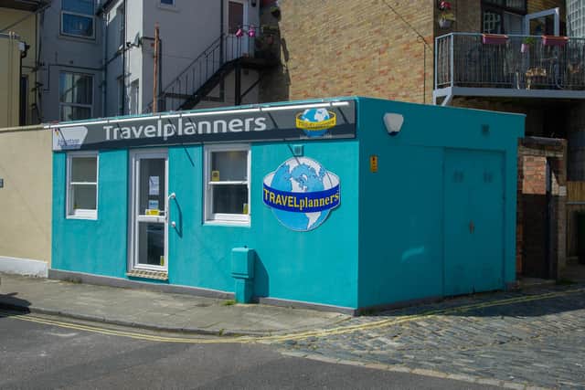Travel Planners, Wilton Place, Southsea on 19 April 2021. Picture: Habibur Rahman
