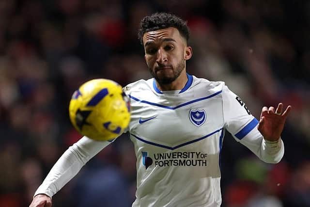 Jacob Brown was dropped from Pompey’s squad at Middlesbrough. Picture: Justin Setterfield/Getty Images