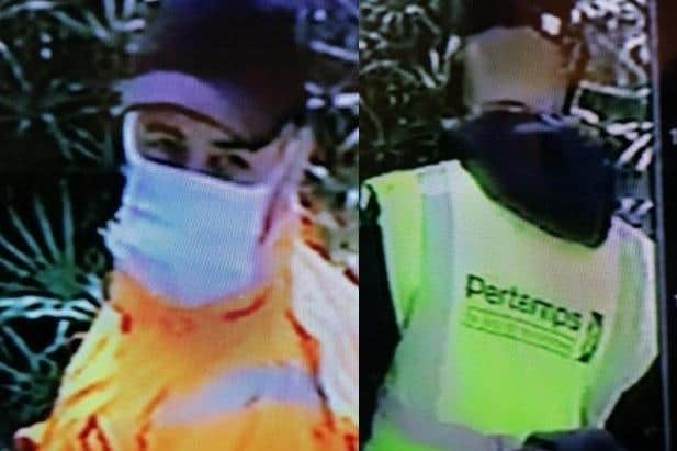 Hampshire Police want to speak to these two men after a flat was broken into on Albert Road on Friday August 28.Electronics, cash, and cigarettes were stolen at some point between 4.20pm and 4.50pm.