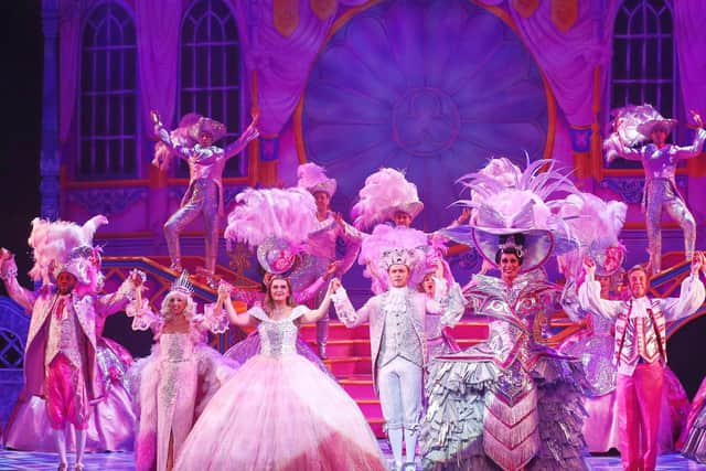 The company at the finale. Picture by Stuart Martin/Mayflower Theatre