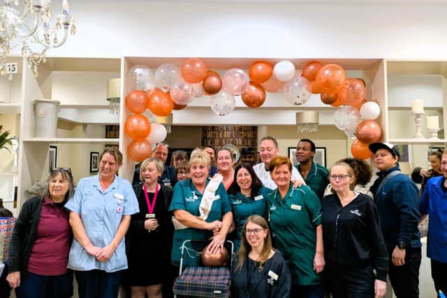 MARRIOTT HOUSE AND LODGE CARE HOME SAY GOODBYE AND GOODLUCK TO RETIRING SENIOR CARE ASSISTANT