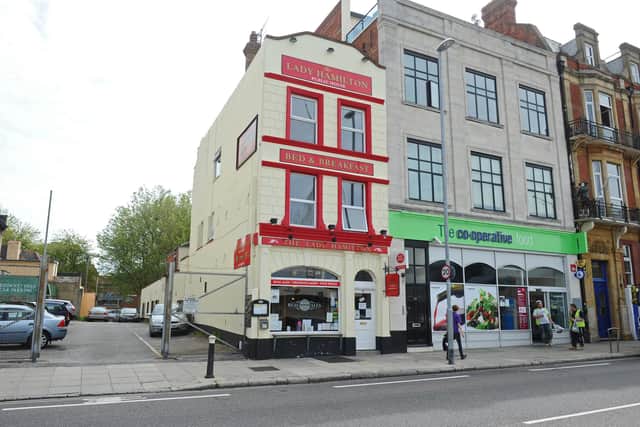 The Lady Hamilton in The Hard, Portsmouth. Picture: Sarah Standing (131779-9961)