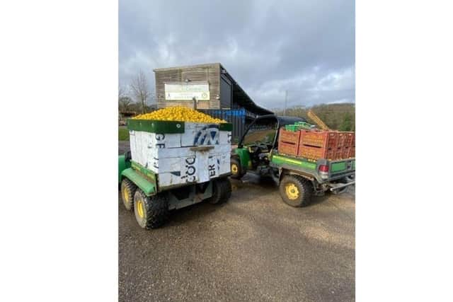 Masked men stole the vehicles from Hedge End Golf Centre overnight. Picture: Hedge End police.