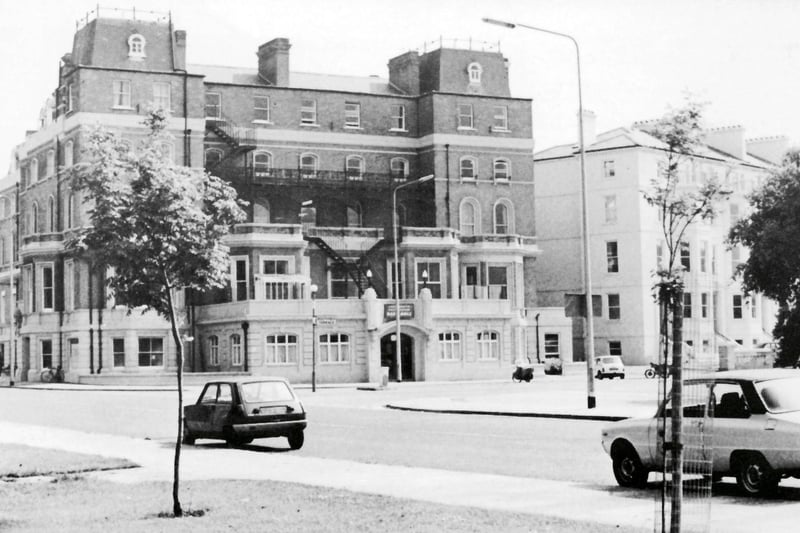 The former Pier Hotel on the corner of Southsea Terrace in 1984. Picture: Tony Triggs