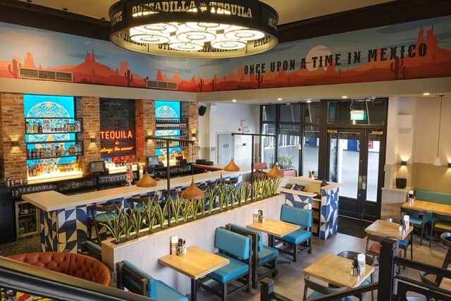 A look inside the newly decorated restaurant.