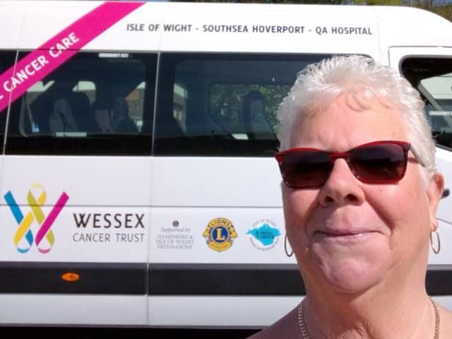 Lyn Blake the Daisy Bus Driver. Picture: Wessex Cancer Trust
