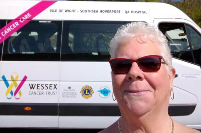 Lyn Blake the Daisy Bus Driver. Picture: Wessex Cancer Trust