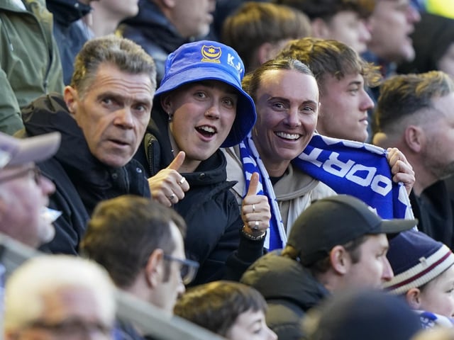 Portsmouth Women watching the match Fratton Park(Picture by Jason Brown)