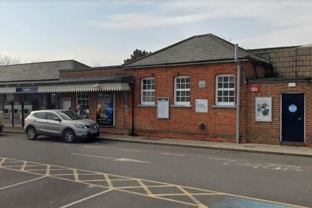 A signalling problem at Hamble is causing disruption for trains running between Fareham Railway Station, and Southampton Central. Picture: Google Street View.