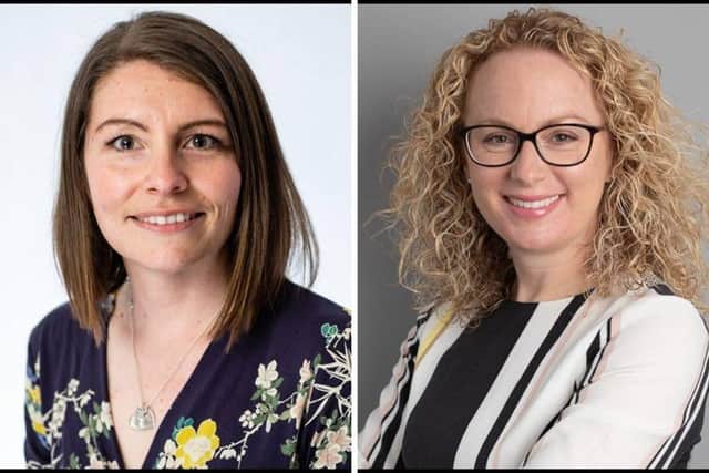 Left, Tanya Horscroft, learning and development manager at Vail Williams, is organising the firm’s Menopause Matters campaign. Right,  Nicola Green, a specialist in menopause awareness for the workplace, is helping to deliver the Menopause Matters campaign
Picture from Vail Williams / Deep South Media