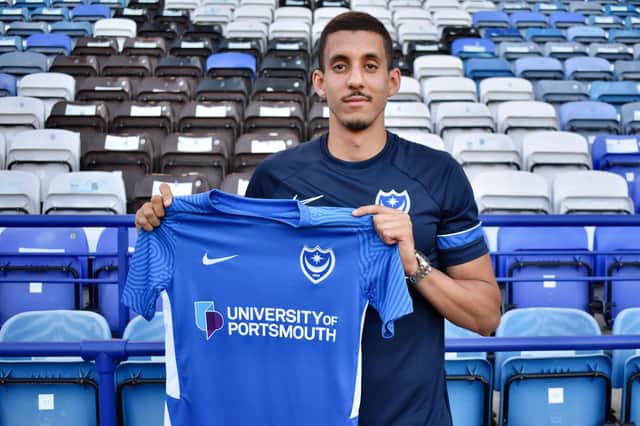 Gassan Ahadme has signed on loan for Pompey