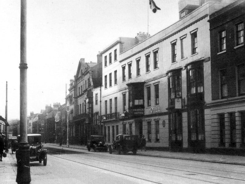 The George Hotel in the High Street, Old Portsmouth