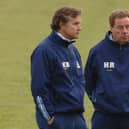 Former Pompey manager Harry Redknapp, right, with Kevin Bond during their Blues days.  Picture: Robin Jones