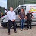 Richard Haines (Commercial Director of Argo Tractors GB) pictured with the Dorset Tractors team, whose wealth of experience extends across a wide range of agricultural equipment.