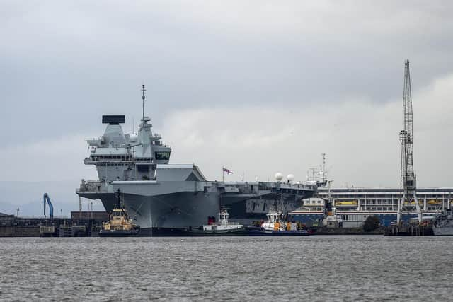 HMS Prince of Wales. Picture: LISA FERGUSON.