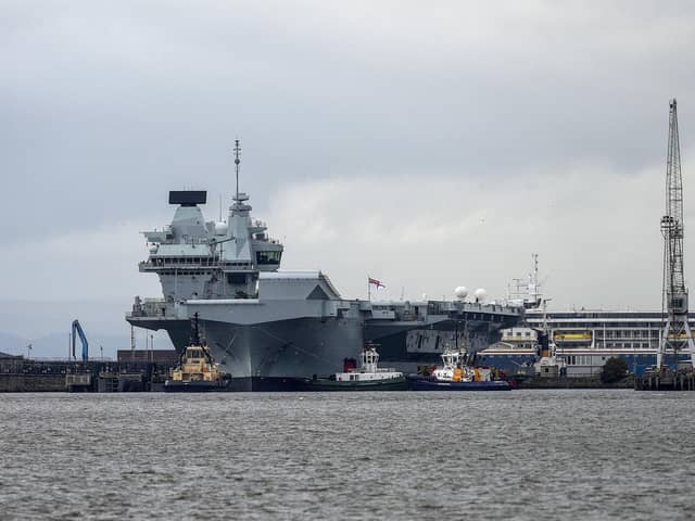 HMS Prince of Wales. Picture: LISA FERGUSON.
