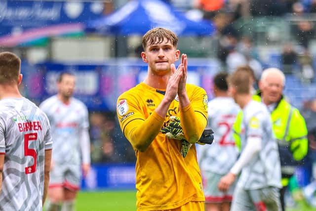 Toby Steward impressed during his brief loan spell at Crawley in the final month of last season. Picture: Grant Mansfield/Mansfield Media