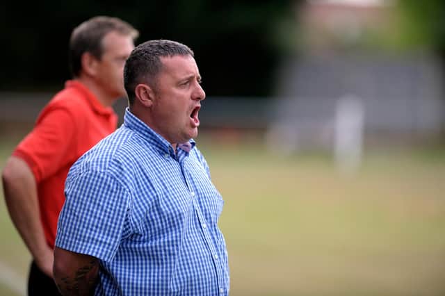 Dave Carter pictured during his time as Horndean manager in 2010.
Picture: Steve Reid