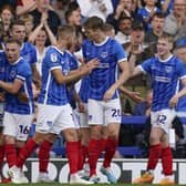 Pompey celebrated a 2-0 victory over Port Vale at Fratton Park today