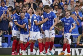 Pompey celebrated a 2-0 victory over Port Vale at Fratton Park today