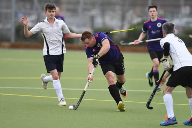 Portsmouth (purple) v Salisbury. Picture: Neil Marshall