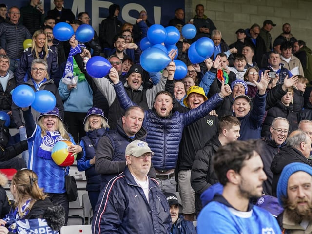 Pompey fans enjoyed their final day out of the season at Lincoln