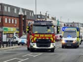 Police said minor injuries were reported at the scene.