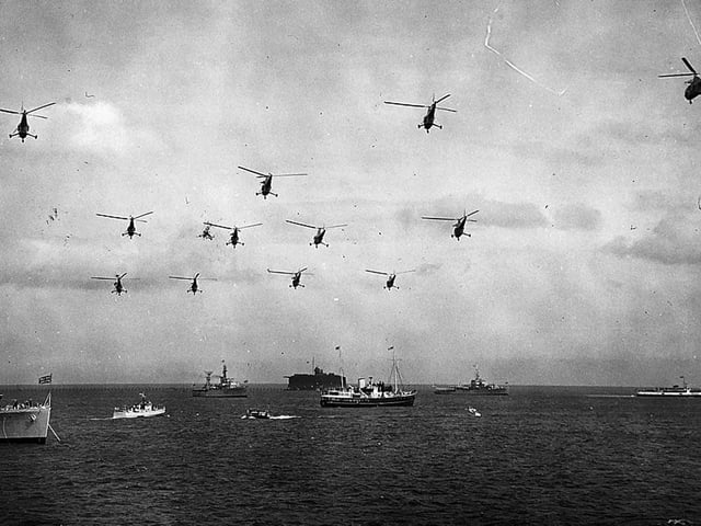 Queens Coronation Fleet Review 1953 at Spithead